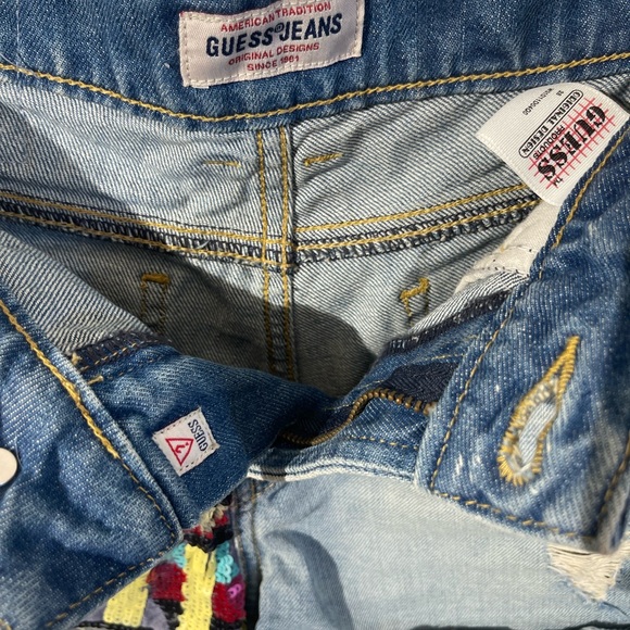 Guess Originals Sequin Denim Short 
Style #W31D11D04Q0 - Picture 3 of 5